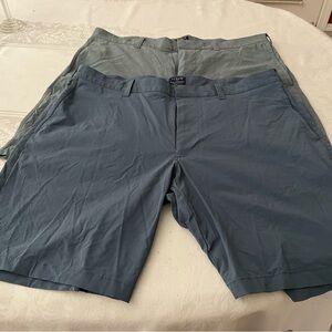 J. Crew Men's Flat Front Shorts in Slate and Sage